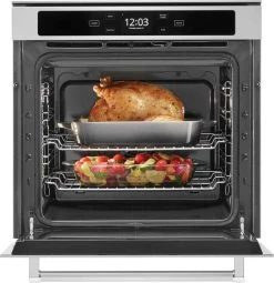 KitchenAid® 24" FingerPrint Resistant Stainless Steel Single Electric Wall Oven -Professional Kitchen Appliance Store f9a0ef4b abb6 499b a11c b7a6249ed351