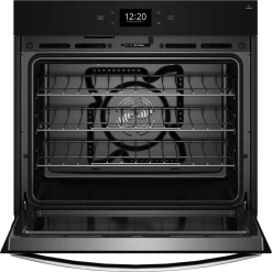 Whirlpool® 30" FingerPrint Resistant Stainless Steel Single Electric Wall Oven -Professional Kitchen Appliance Store fca5570b 45bc 42c0 8c94 d2c6329bd088
