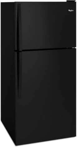 Whirlpool® 30 In. 18.2 Cu. Ft. Black Top Freezer Refrigerator