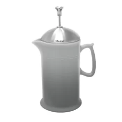Chantal Ceramic French Press 28 Oz. Fade Grey