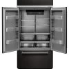 KitchenAid® 24.2 Cu. Ft. Black Stainless Steel With PrintShield™ Finish Built In French Door Refrigerator 2 KitchenAid® 24.2 Cu. Ft. Black Stainless Steel With PrintShield™ Finish Built In French Door Refrigerator -Professional Kitchen Appliance Store kbfn502ebs1