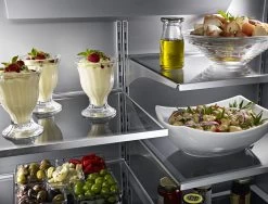 KitchenAid® 24.2 Cu. Ft. Stainless Steel Built In French Door Refrigerator -Professional Kitchen Appliance Store kbfn502ess8