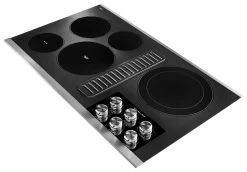 KitchenAid® 36" Stainless Steel Electric Downdraft Cooktop -Professional Kitchen Appliance Store kced606gss1