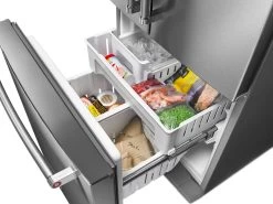 KitchenAid® 31 In. 19.68 Cu. Ft. Stainless Steel French Door Refrigerator -Professional Kitchen Appliance Store krff300ess2