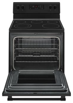 Maytag® 30" Fingerprint Resistant Stainless Steel Free Standing Electric Range -Professional Kitchen Appliance Store mer6600fb1