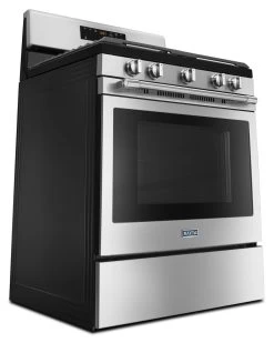 Maytag® 30" Fingerprint Resistant Stainless Steel Free Standing Gas Range -Professional Kitchen Appliance Store mgr6600fz4
