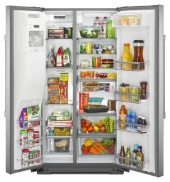 Maytag® 20.6 Cu. Ft. Fingerprint Resistant Stainless Steel Counter Depth Side By Side Refrigerator 13 Maytag® 20.6 Cu. Ft. Fingerprint Resistant Stainless Steel Counter Depth Side By Side Refrigerator -Professional Kitchen Appliance Store msc21c6mfz2