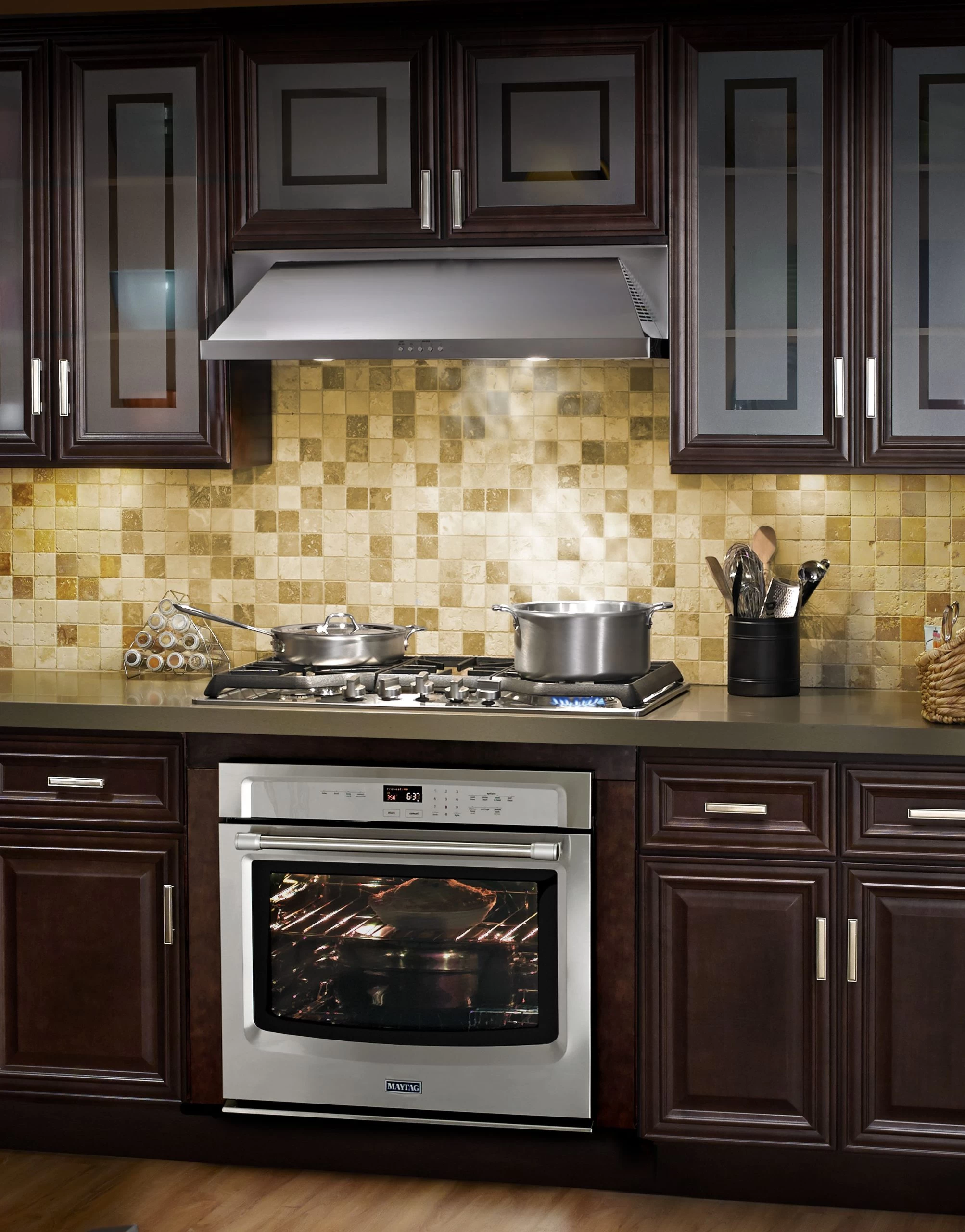 Amana® 36" Stainless Steel Convertible Under Cabinet Hood 5 Amana® 36" Stainless Steel Convertible Under Cabinet Hood - Image 3