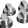 KitchenAid Stainless Steel Knob Kit - 4 Burner 1 KitchenAid Stainless Steel Knob Kit - 4 Burner -Professional Kitchen Appliance Store w10231702
