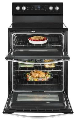 Whirlpool® 30" Stainless Steel Free Standing Double Oven Electric Range 15 Whirlpool® 30" Stainless Steel Free Standing Double Oven Electric Range -Professional Kitchen Appliance Store wge745c0fe1 1