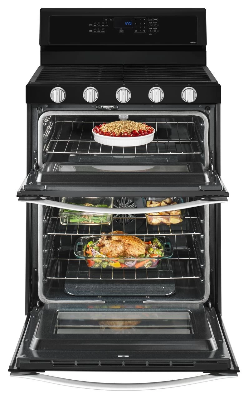 Whirlpool® 30" Black Ice Freestanding Gas Double Oven 7 Whirlpool® 30" Black Ice Freestanding Gas Double Oven - Image 5