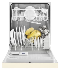 Whirlpool® 24" Built In Dishwasher-Biscuit -Professional Kitchen Appliance Store whirlpool wdf330paht3 1