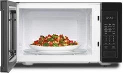 Whirlpool® 1.6 Cu. Ft. Black Countertop Microwave -Professional Kitchen Appliance Store wmc30516hb2