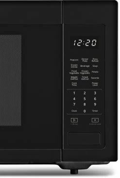 Whirlpool® 1.6 Cu. Ft. Black Countertop Microwave -Professional Kitchen Appliance Store wmc30516hb6