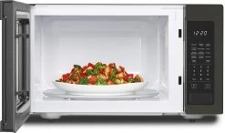 Whirlpool®1.6 Cu. Ft. Fingerprint Resistant Black Stainless Steel Countertop Microwave