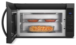 Whirlpool® 2.1 Cu. Ft. Black Over The Range Microwave