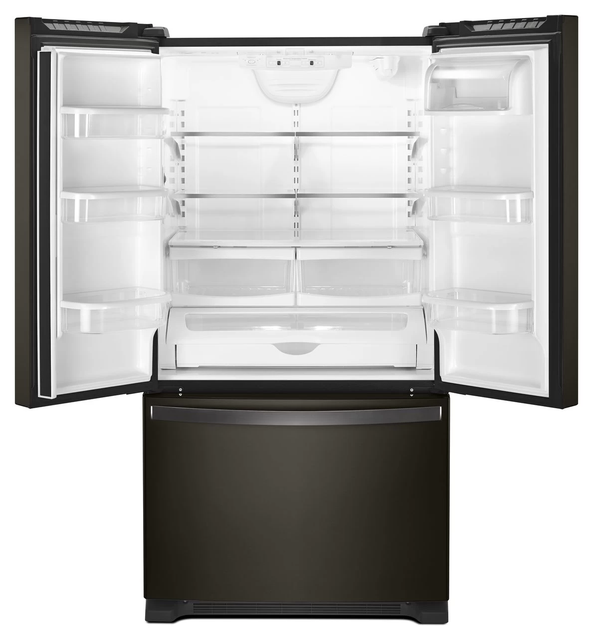 Whirlpool® 20 Cu. Ft. Wide Counter Depth French Door Refrigerator-Fingerprint Resistant Black Stainless Steel 5 Whirlpool® 20 Cu. Ft. Wide Counter Depth French Door Refrigerator-Fingerprint Resistant Black Stainless Steel - Image 3
