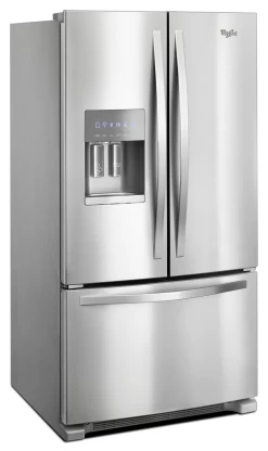 Whirlpool® 24.7 Cu. Ft. Fingerprint Resistant Stainless Steel French Door Refrigerator -Professional Kitchen Appliance Store wrf555sdfz2