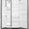 Whirlpool® 24.6 Cu. Ft. Monochromatic Stainless Steel Side-By-Side Refrigerator -Professional Kitchen Appliance Store wrs315sdhm2