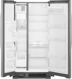 Whirlpool® 24.6 Cu. Ft. Monochromatic Stainless Steel Side-By-Side Refrigerator