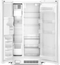 Whirlpool® 25 Cu. Ft. White Side-By-Side Refrigerator -Professional Kitchen Appliance Store wrs315sdhw3