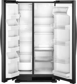 Whirlpool® 25.1 Cu. Ft. Side-By-Side Refrigerator-Black