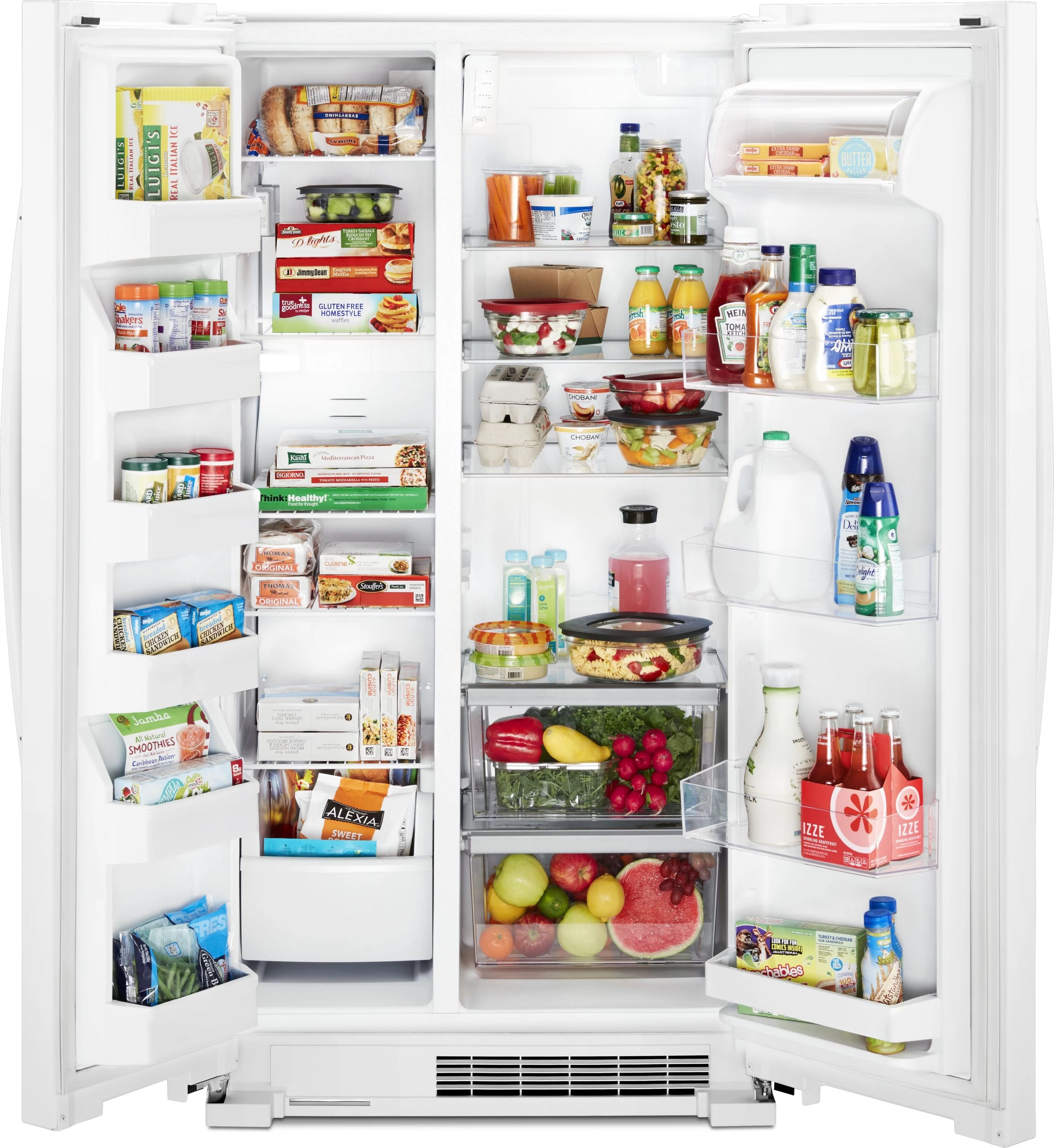 Whirlpool® 25.1 Cu. Ft. Side-By-Side Refrigerator-White 6 Whirlpool® 25.1 Cu. Ft. Side-By-Side Refrigerator-White - Image 4