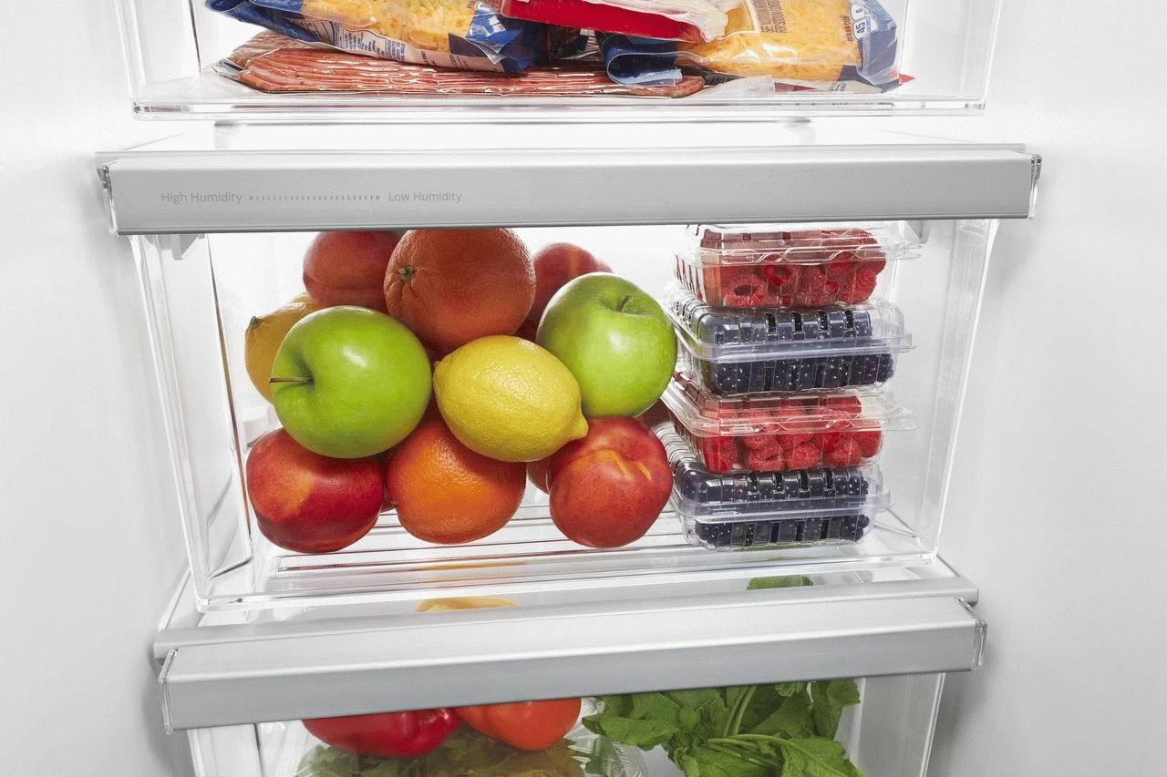 Whirlpool® 21.4 Cu. Ft. Black Stainless Side-by-Side Refrigerator 4 Whirlpool® 21.4 Cu. Ft. Black Stainless Side-by-Side Refrigerator - Image 2