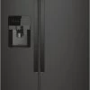 Whirlpool® 33 In. 21 Cu. Ft. Side-By-Side Refrigerator-Black 1 Whirlpool® 33 In. 21 Cu. Ft. Side-By-Side Refrigerator-Black -Professional Kitchen Appliance Store wrs331sdhb