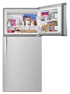 Whirlpool® 30 In. 19.2 Cu. Ft. Monochromatic Stainless Steel Top Freezer Refrigerator 17 Whirlpool® 30 In. 19.2 Cu. Ft. Monochromatic Stainless Steel Top Freezer Refrigerator -Professional Kitchen Appliance Store wrt519szdm1