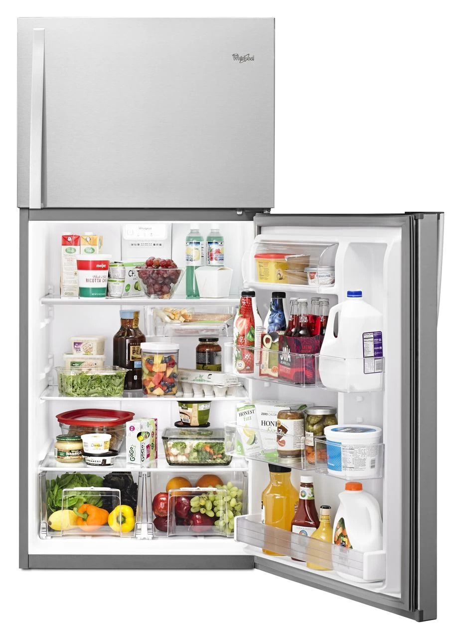 Whirlpool® 30 In. 19.2 Cu. Ft. Monochromatic Stainless Steel Top Freezer Refrigerator 12 Whirlpool® 30 In. 19.2 Cu. Ft. Monochromatic Stainless Steel Top Freezer Refrigerator - Image 10