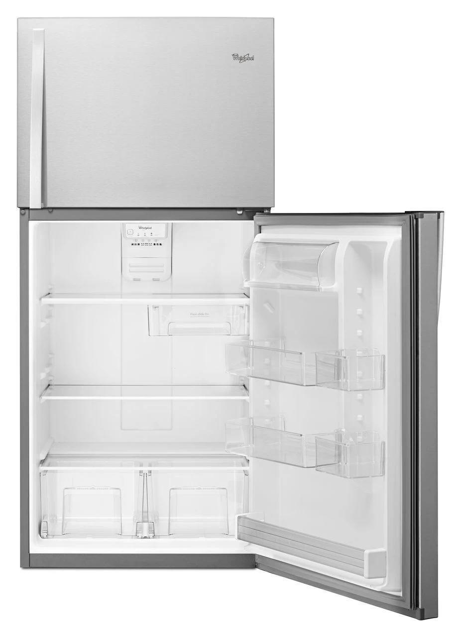 Whirlpool® 30 In. 19.2 Cu. Ft. Monochromatic Stainless Steel Top Freezer Refrigerator 9 Whirlpool® 30 In. 19.2 Cu. Ft. Monochromatic Stainless Steel Top Freezer Refrigerator - Image 7