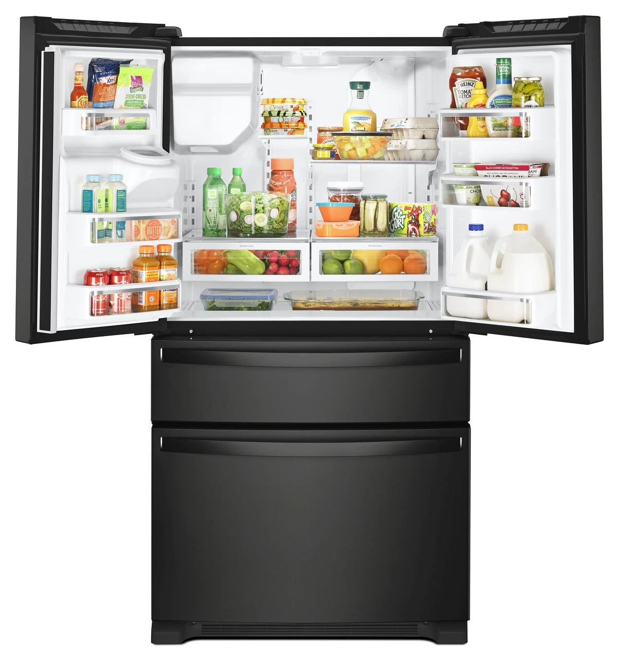Whirlpool® 24.5 Cu. Ft. Black Freestanding French Door Refrigerator 9 Whirlpool® 24.5 Cu. Ft. Black Freestanding French Door Refrigerator - Image 7