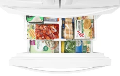 Whirlpool® 24.5 Cu. Ft. White Freestanding French Door Refrigerator 13 Whirlpool® 24.5 Cu. Ft. White Freestanding French Door Refrigerator -Professional Kitchen Appliance Store wrx735sdhw4