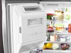 Whirlpool® 26.2 Cu. Ft. Fingerprint Resistant Black Stainless Steel French Door Refrigerator -Professional Kitchen Appliance Store wrx986sihv11