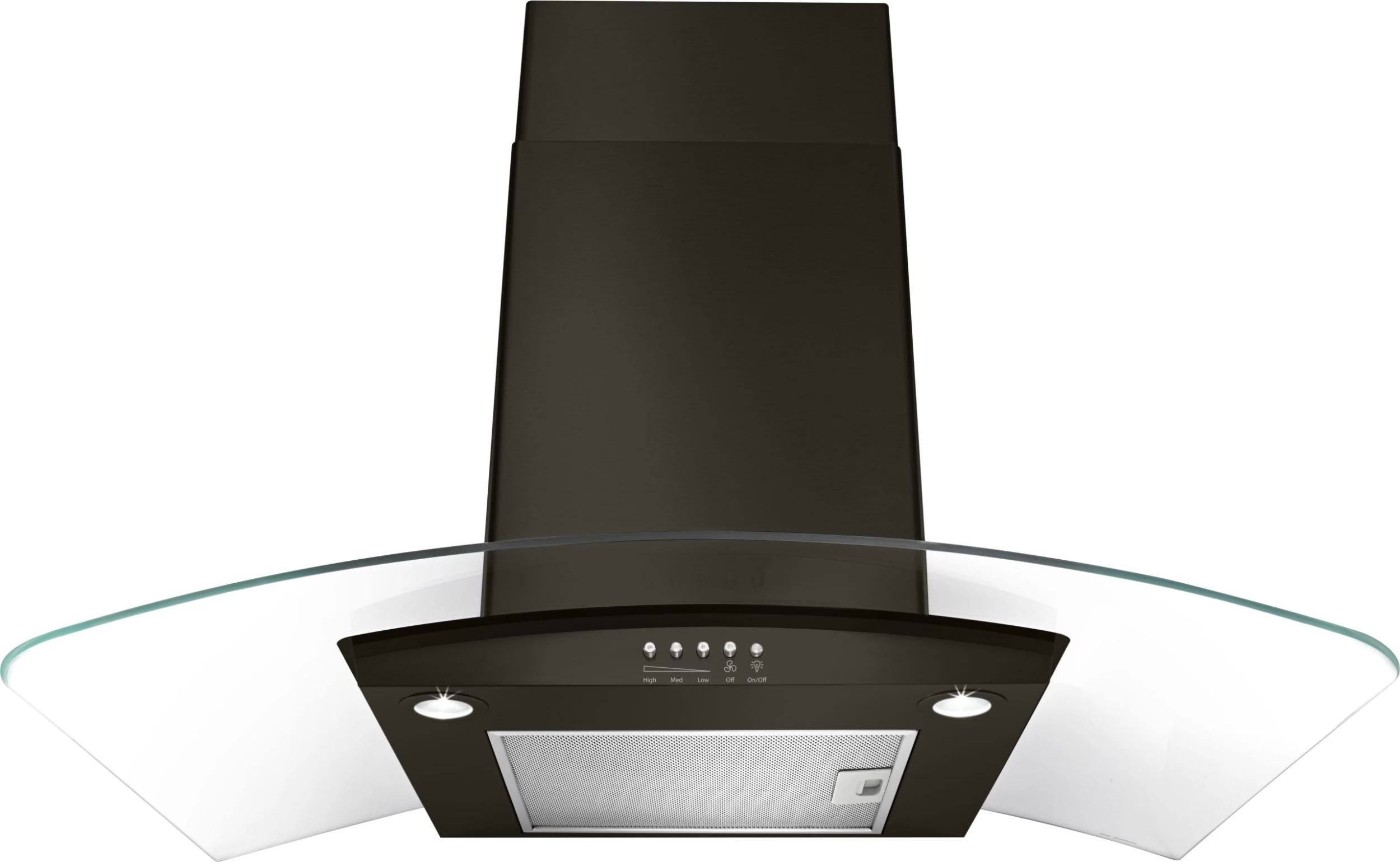 Whirlpool® 36" Black Stainless Concave Glass Wall Mount Range Hood 9 Whirlpool® 36" Black Stainless Concave Glass Wall Mount Range Hood - Image 7