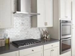 Amana® 36" Stainless Steel Wall Mount Flat Range Hood -Professional Kitchen Appliance Store wvw57uc6fs am4